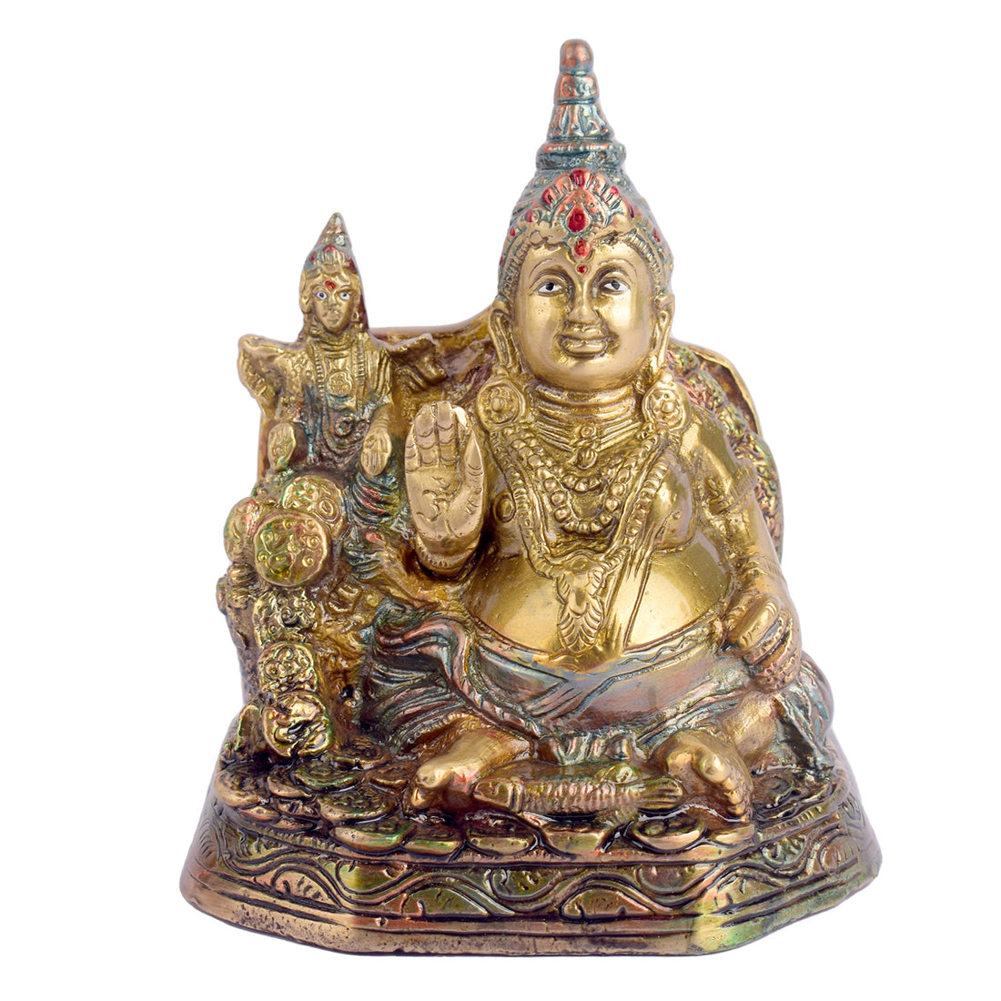 5.9 Inch Brass Kuber Idol Attract wealth and prosperity