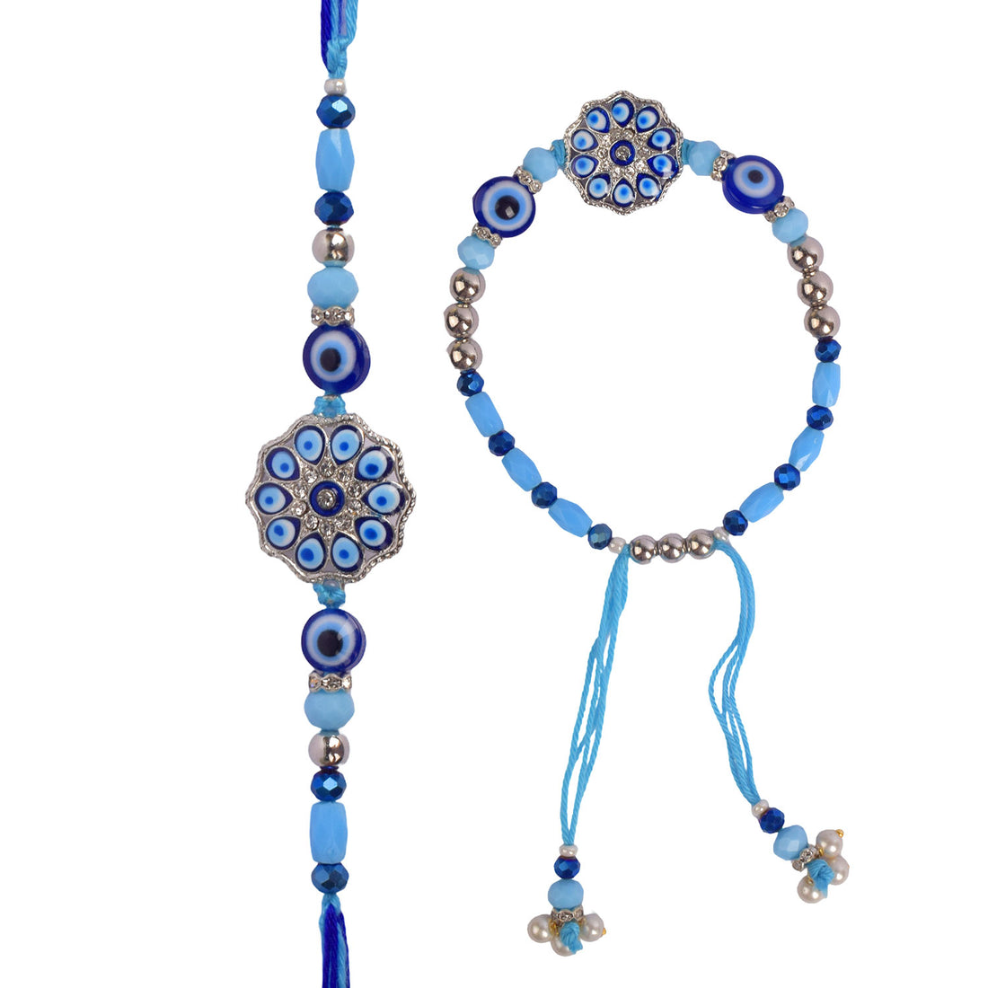 His & Hers Couple Rakhi Set