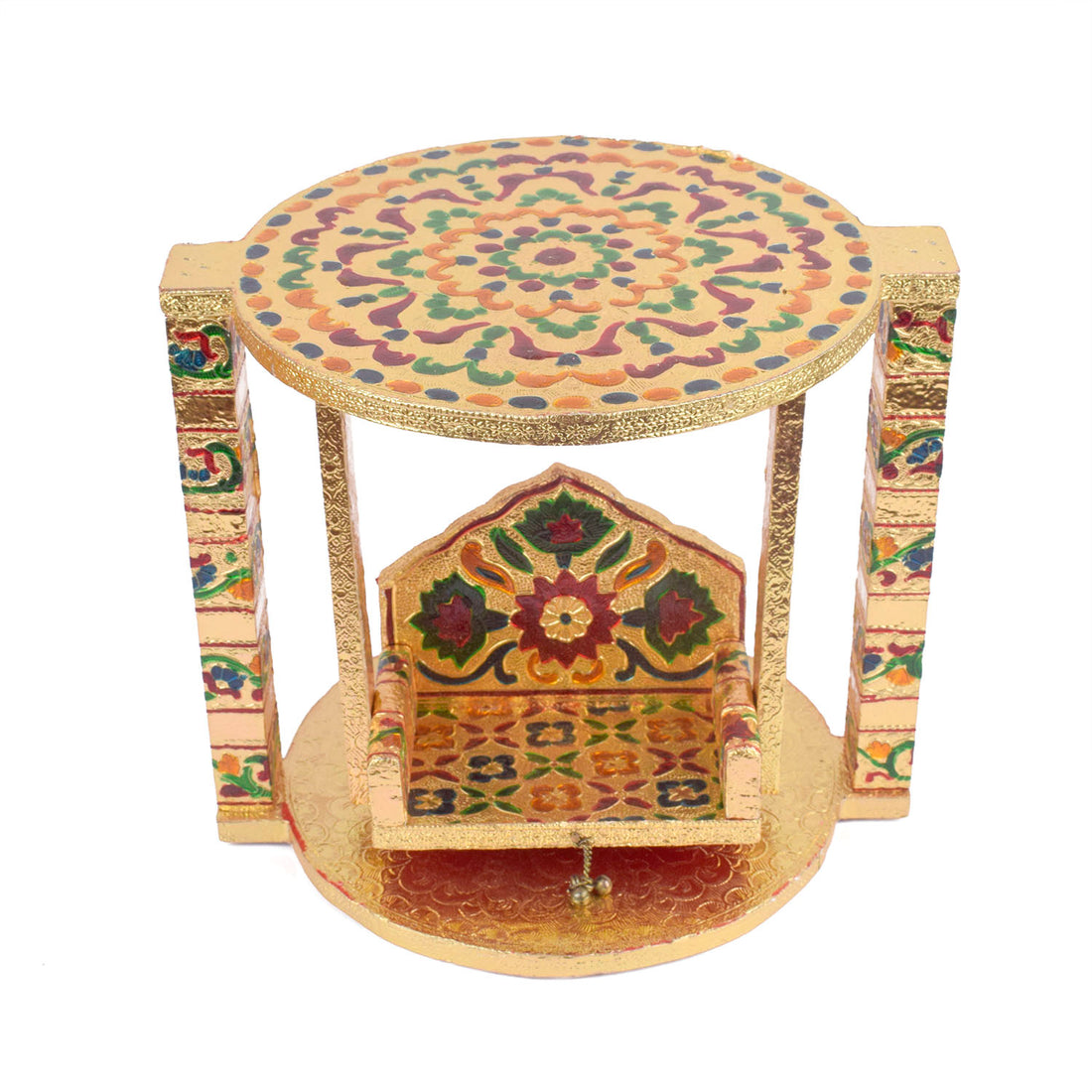 Stunning Meenakari Laddu Gopal Jhula