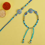 His & Hers Couple Rakhi Set