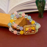 Guruji Swaroop Bracelet – Clear & Multicoloured Beads