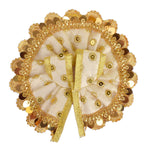 Radiant Golden Laddu Gopal Dress with Sequin & Gota Work