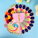 Attractive Peacock Design Dresses for Laddu Gopal | Sizes 0 to 6