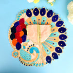 Attractive Peacock Design Dresses for Laddu Gopal | Sizes 0 to 6
