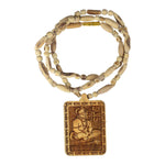 100% Original Tulsi Kanthi Mala With Jai Sita Ram Wooden Locket