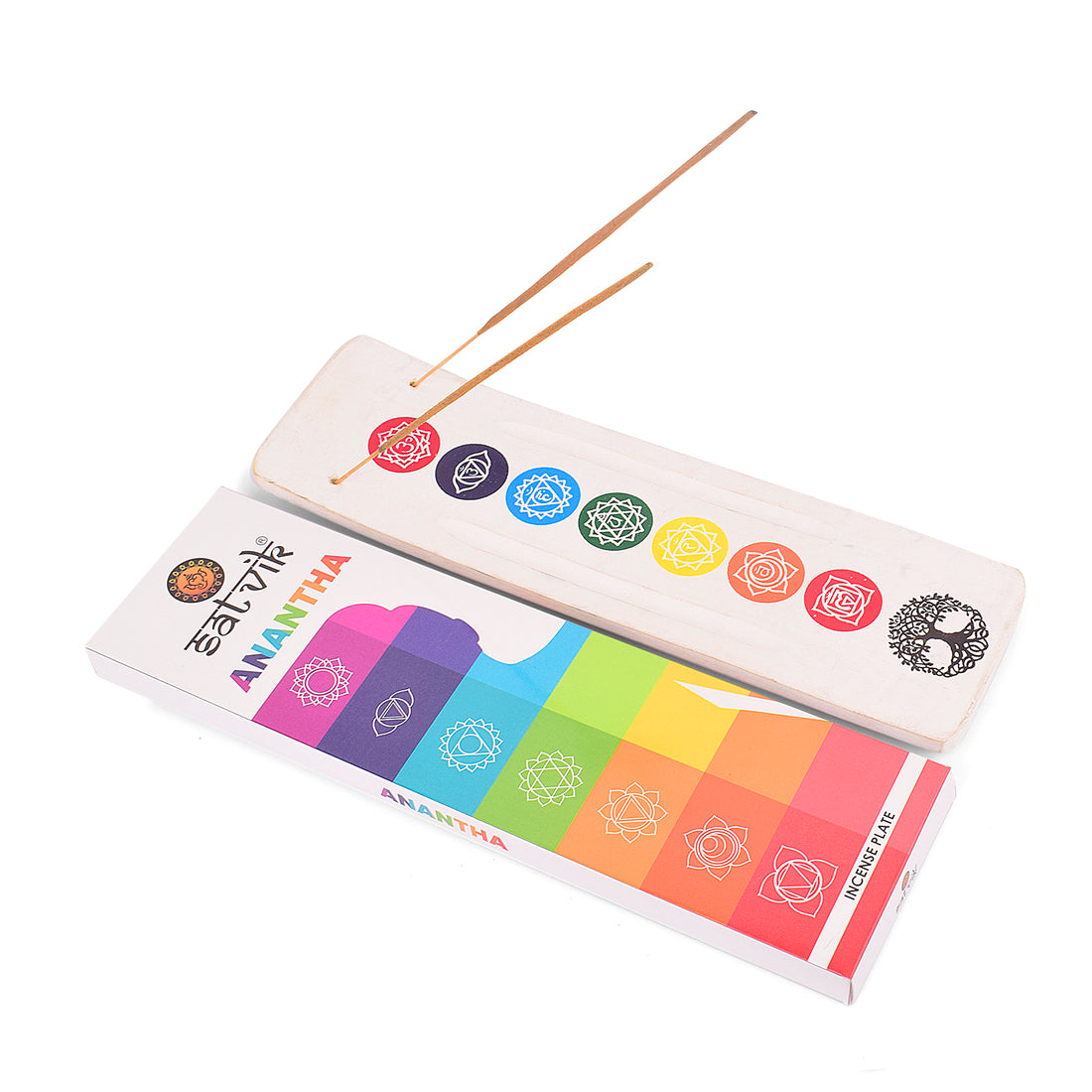 Seven Chakra Incense Burner Handcrafted Incense Stick Holder