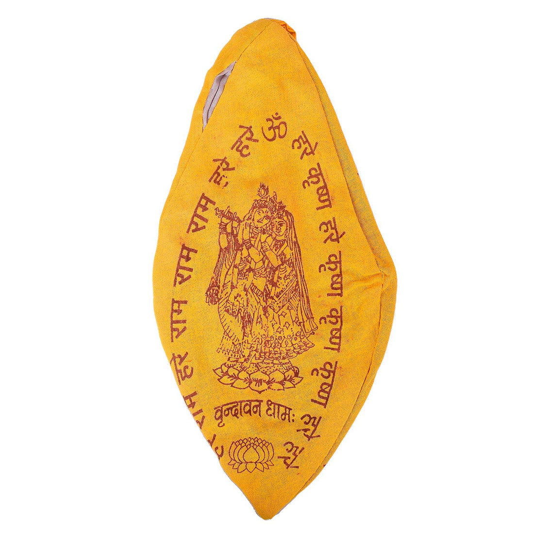 100% Cotton Hare Ram Hare Krishna Printed Jap Mala Jholi Bag (Assorted)