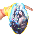 100% Cotton Radha Krishna Photo Jap Mala Bag  (Assorted)