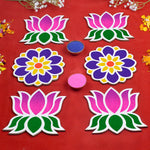 DIY Decor Stencils: Set of 6 Rangoli (6 inches)