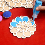 6-Inch Reusable Rangoli Stencils for DIY Decor: Perfect for Navratri and Pongal