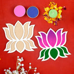 DIY Decor Stencils: Set of 6 Rangoli (6 inches)