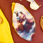 100% Cotton Radha Krishna Photo Jap Mala Bag  (Assorted)