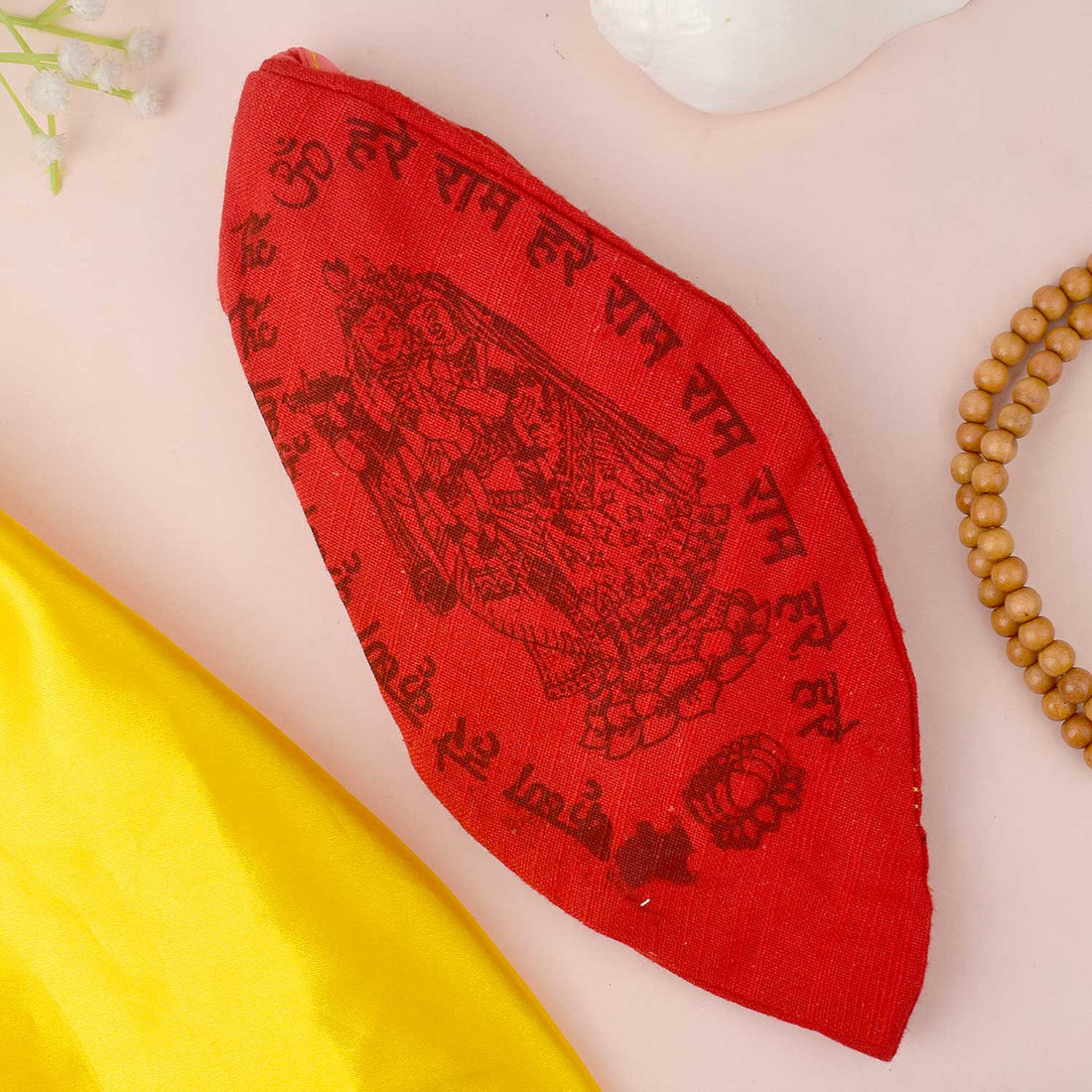 100% Cotton Hare Ram Hare Krishna Printed Jap Mala Jholi Bag (Assorted)