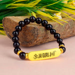 Jai Guru Ji Round Pearl Bracelet, Handmade Bracelets for Men and Women