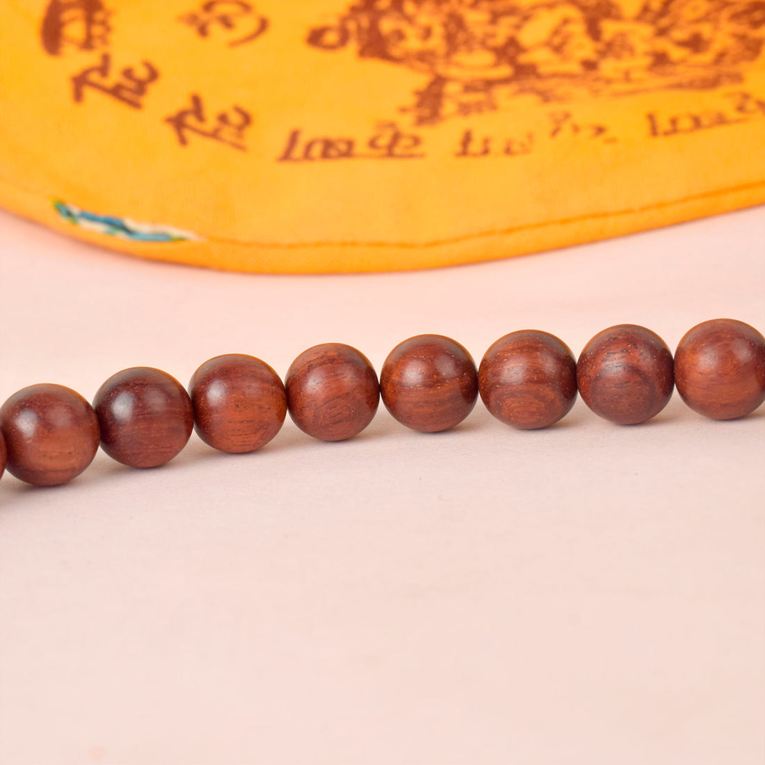 Certified 12mm 100% Original Authentic Pure Red Sandalwood Jap Mala (Andhra Pradesh)