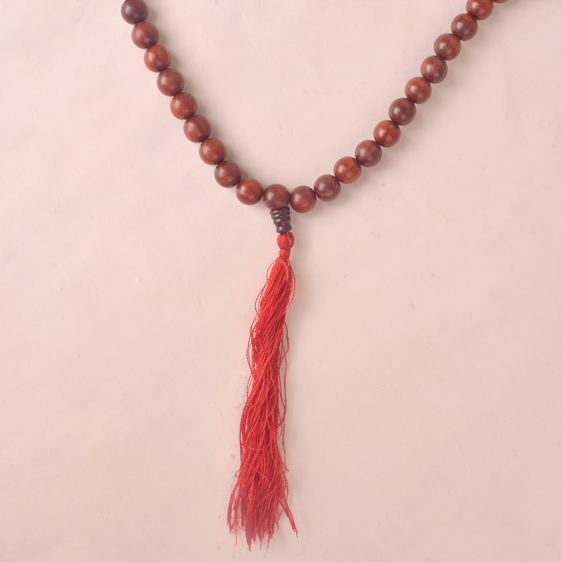 Certified 12mm 100% Original Authentic Pure Red Sandalwood Jap Mala (Andhra Pradesh)