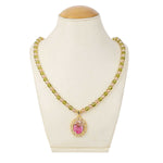 Jai Guruji Swaroop Mala – Golden & Coloured Beads (Assorted)