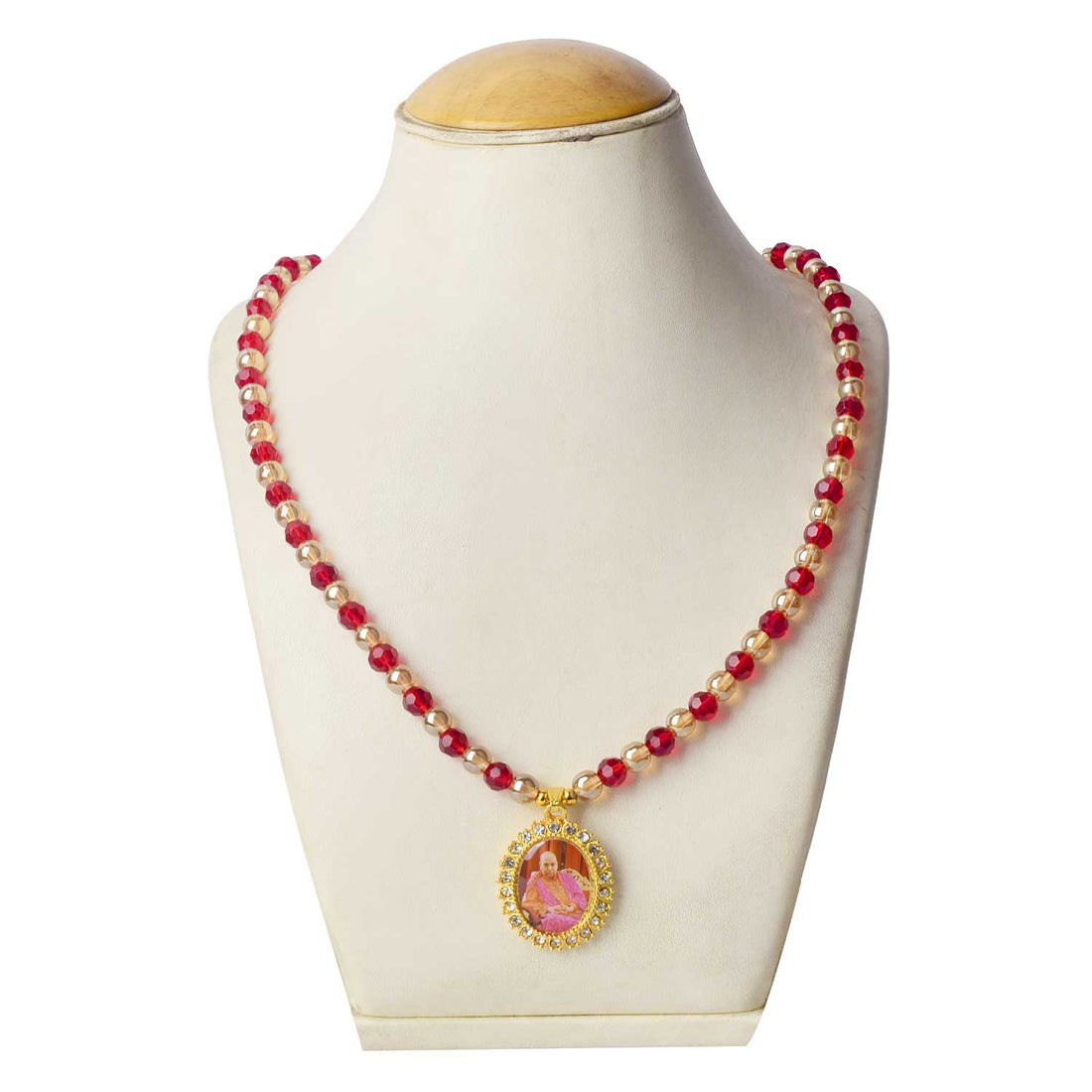 Jai Guruji Swaroop Mala – Golden & Coloured Beads (Assorted)