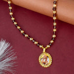 Jai Guruji Swaroop Mala – Golden & Coloured Beads (Assorted)