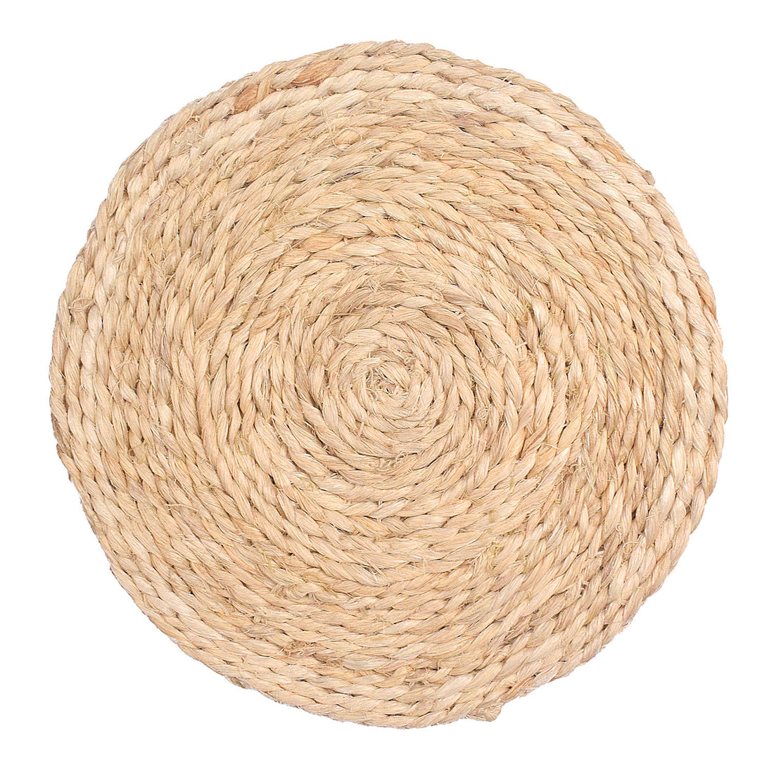 Auspicious Banana Stem Fiber Asan for Sacred Statues in the Mandir (10 Inch)