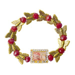 Elegant Guruji Swaroop Bracelet (Assorted) – Golden Butterflies & Beads