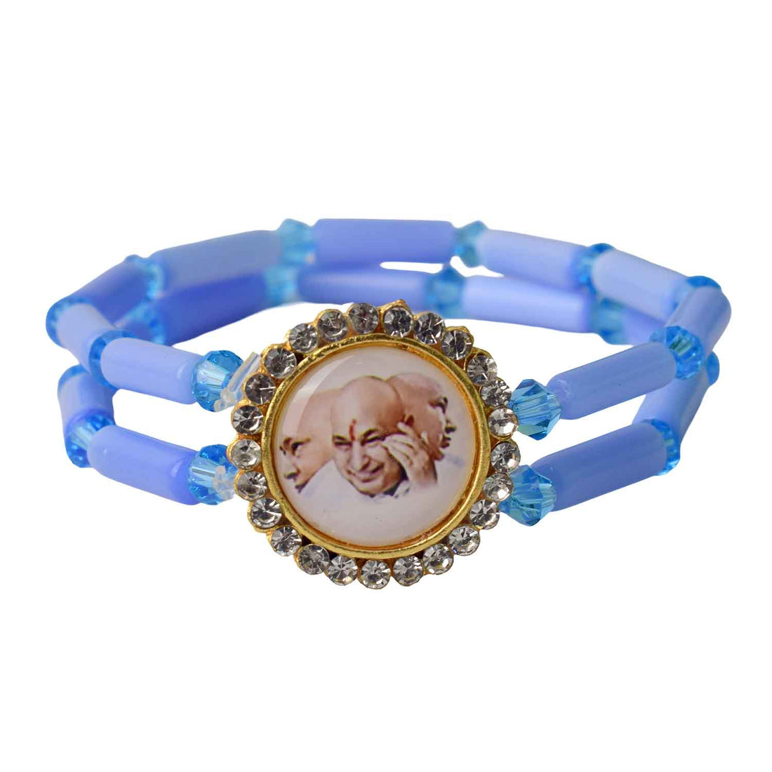 Vibrant Long Beads – Guruji Swaroop Bracelet (Assorted)