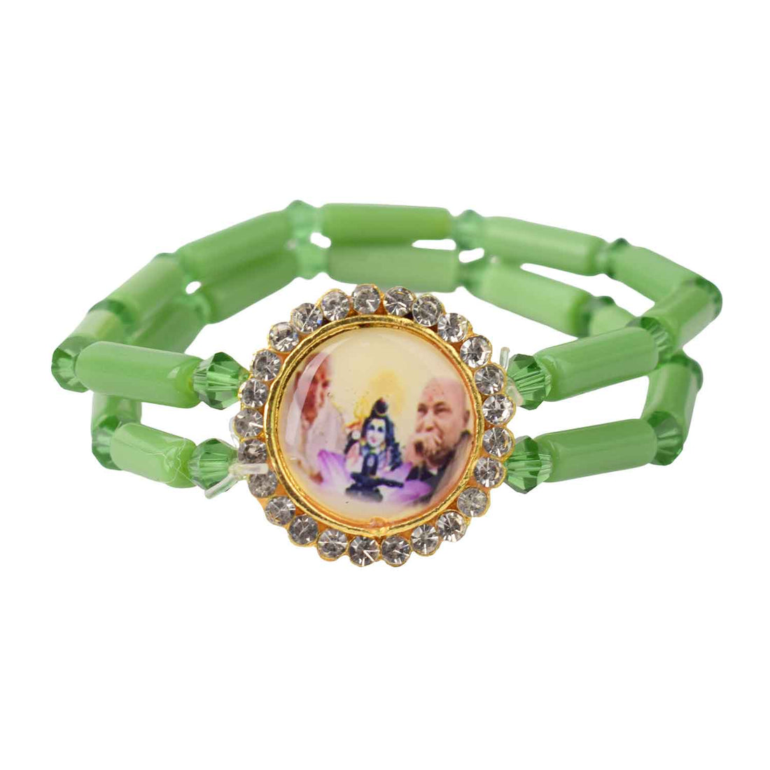 Vibrant Long Beads – Guruji Swaroop Bracelet (Assorted)