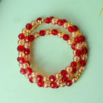 Jai Guruji Swaroop Mala – Golden & Coloured Beads (Assorted)