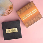Guru Ji Gold Plated Sukrana Charan Paduka Prayer Box