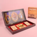 Gold Plated Guru Ji Sukrana Charan Paduka Box with Mahadev and Waheguru