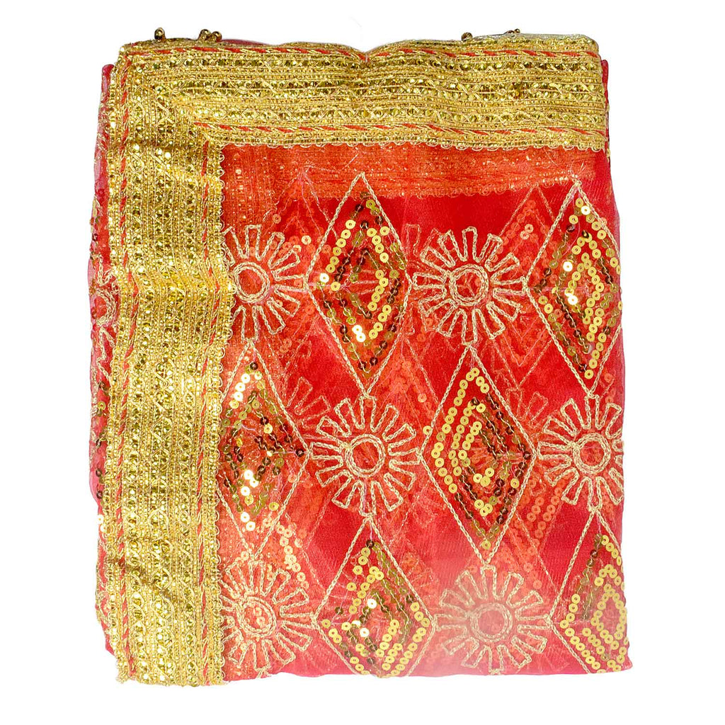 ✨ "Mata Ki Chunri with Golden Border – Divine Prayer Cloth for Puja" ✨

Elevate your spiritual rituals with this beautiful Mata Ki Chunri, featuring a golden border and intricate diamond and floral patterns. Measuring 190 cm (75 inches) in length and 110 cm (43 inches) in height, this Chunri is perfect for Devi puja, Navratri, Durga Puja, and festive decor. Its shimmering design adds a touch of divinity to your sacred offerings.

🛍️ Shop authentic religious accessories at Satvik Store for all your devotion