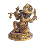 3.1 Inch Divine Ganesha with Flute Statue