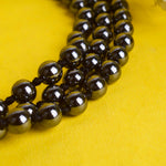 Hematite 108 Beads Hakik Mala – A Grounding & Protective Energy Tool