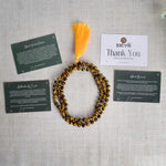 Tiger Eye Hakik Mala (108 Beads) – A Stone of Strength & Protection
