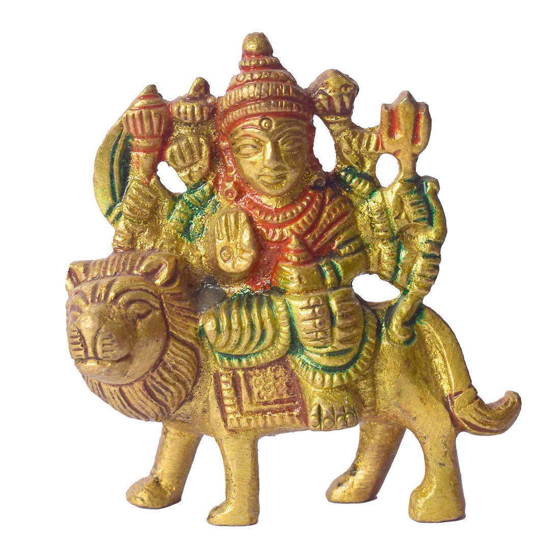 2.6 Inch Vibrant Sherawali Mata Idol