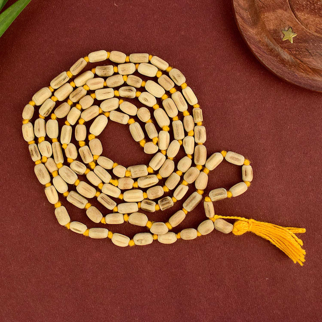 100% Original 5mm Tulsi Kanthi Jaap Mala Long Bead
