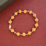 925 Silver Hallmarked 5 Mukhi Rudraksha Bracelet