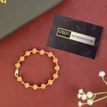 925 Silver Hallmarked 5 Mukhi Rudraksha Bracelet