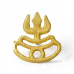 Trishul With Tripund Tilak Stamp Deity Ornament