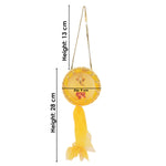 Net Fabric Shubh Labh Side Door Wall Hangings