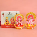 Eternal Prosperity Sacred Lakshmi Ganesha Idol