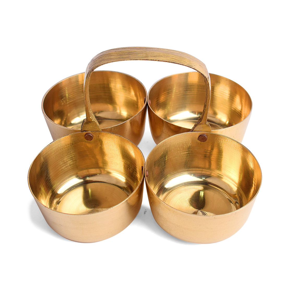 Elegant Brass Chaumukh  Container