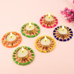 Fancy Chakra Tea Light Candle Holder with Tealight
