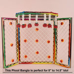 15 Inch Pretentious Phool Bangla (Multi Color) - Large