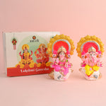 Auspicious Guardians Lakshmi Ganesha Statue