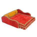Serenading Laddu Gopal: Velvet Bed Medium