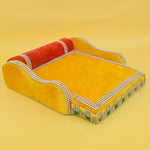 Serenading Laddu Gopal: Velvet Bed Large