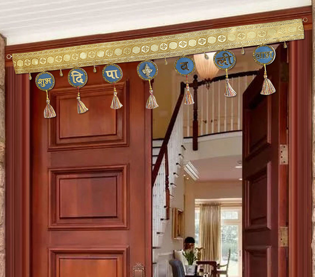 Resin Toran For Door Decoration (Blue)