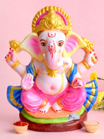 10 Inch Colorful Eco-Friendly Ganpati Idol