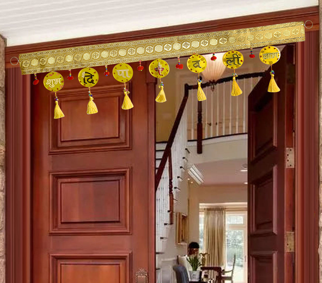 Resin Toran For Door Decoration (Yellow)